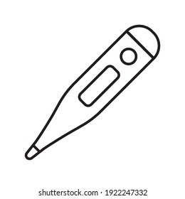Medizinisches Thermometer Einfaches Symbol. Vektorgrafik. EPS10