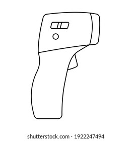Medical Thermometer Simple Icon. Vector Illustration. EPS10