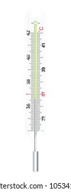 Medical thermometer vector illustration