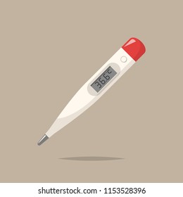 Medical thermometer vector isolated illustration