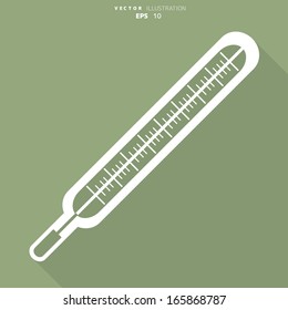 Medical thermometer web icon