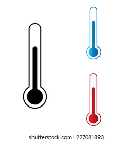 Medical thermometer web icon .vector