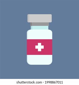 medical tool set in flat vector