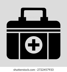 Icono de Vector plano de caja de herramientas médicas