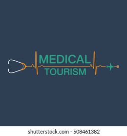 Medical Tourism Vector Background