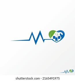 Medical trading like letter M font with love, leaf, cross, hand, and capsule image graphic icon logo design abstract concept vector stock. Can be used as a symbol related to health or hospital