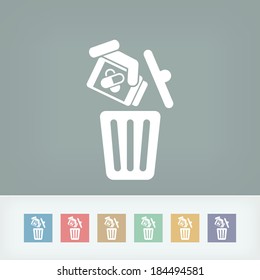 Medical trash bin