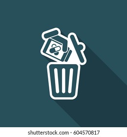 Medical trash bin