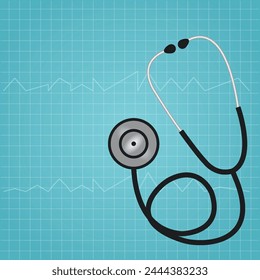 Medical Treatment Composition with stethoscope