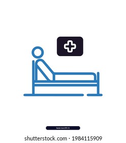 Medical Treatment icons. Medical and Health professional icons, Medical Sign and Symbols, Vector illustration, Illustration eps 10