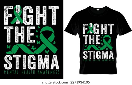 Medical T-shirt Design. Typography T-shirt. Calligraphy. Vector T-shirt Template. Mental Health Awareness Depression Human Brain T-Shirt Design