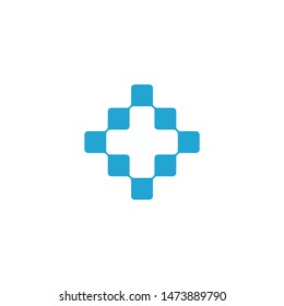 medical ttechnology logo vector design