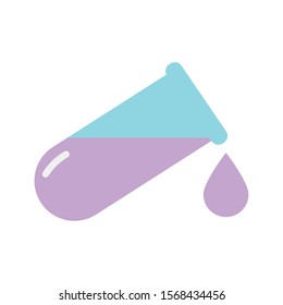 medical tube test laboratory icon vector illustration design