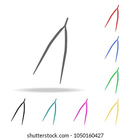medical tweezers icon. Elements of medicine and pharmacy multi colored icons. Premium quality graphic design icon. Simple icon for websites, web design, mobile app on white background