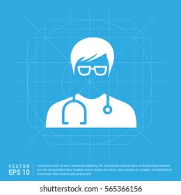Medical user icon. 