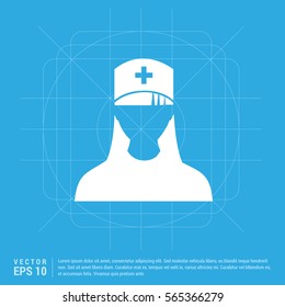Medical user icon. 