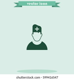 Medical user icon.