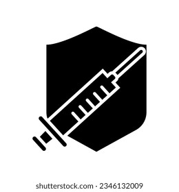 
Medical Vaccine icon. Medical Syringe symbol template for graphic and web design logo design collection vector illustration web graphic symbol vector on white background - editable vector
