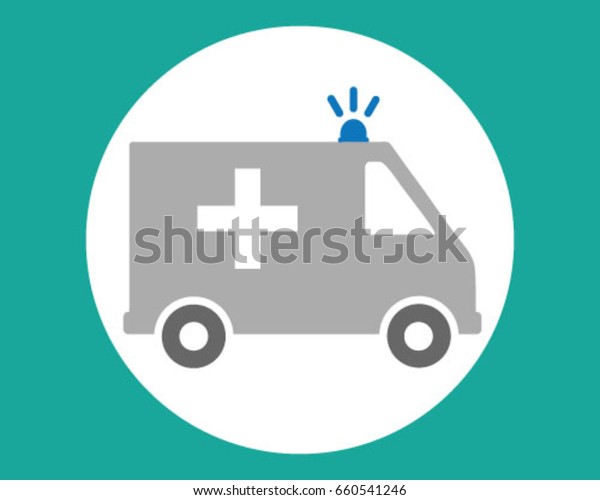 Medical van, icon, symbol, vector, illustration,\
wallpaper, background,\
isolated