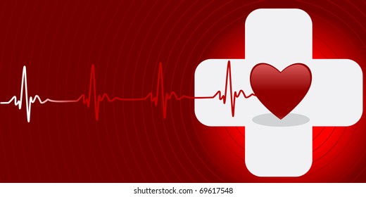 Fondo vectorial médico con espacio para su texto