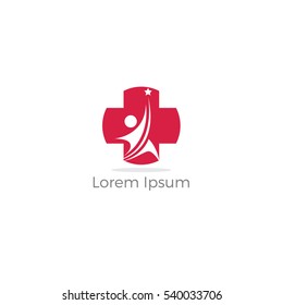 Medical vector, medical center, doctor logo, medical icon. Logo design template for clinic, hospital, weight loss vector. kids health and care center. Day care center.