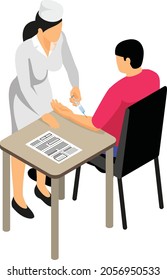 Medical vector, doctor, and patient vector design