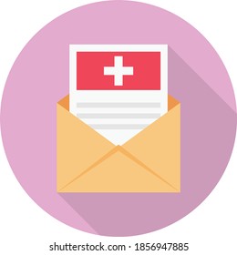 medical vector flat colour icon