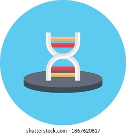 icono de color plano del vector médico