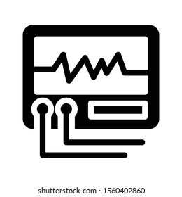 medical vector glyph flat icon 