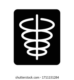medical vector glyph flat icon 