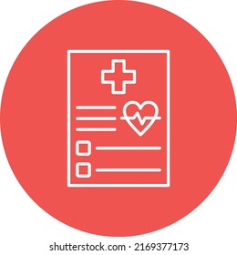 Icono de vector médico. Se puede usar para imprimir, móviles y aplicaciones web.