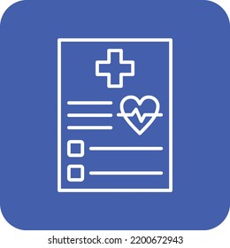 Medizinisches Vektorsymbol. Kann für Druck-, Mobil- und Web-Anwendungen verwendet werden.