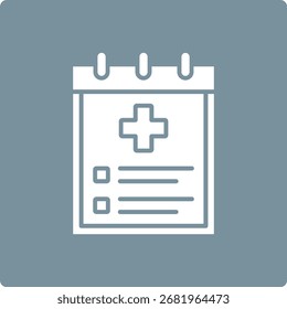 Icono de Vector médico. Se puede utilizar para aplicaciones de impresión, móviles y de Web.