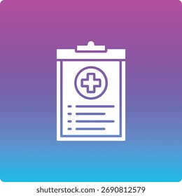Icono de Vector médico. Se puede utilizar para aplicaciones de impresión, móviles y de Web.
