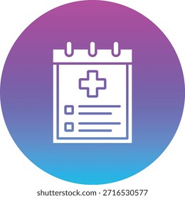 Icono de Vector médico. Se puede utilizar para aplicaciones de impresión, móviles y de Web.