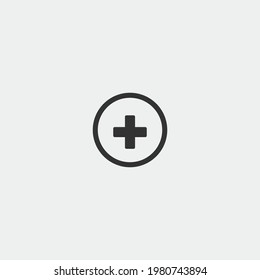 Medical vector icon illustration sign