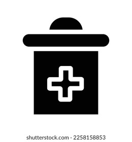Medical Vector Icon. Line Icons, Signs and Symbols in Flat Linear Design Medicine and Health Care with Elements for Mobile Concept and Web Applications.