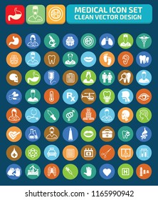 Medical vector icon set