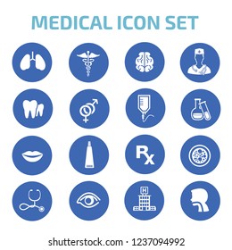 Medical vector icon set