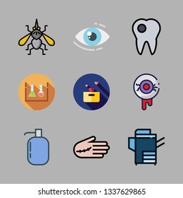 medical vector icon set