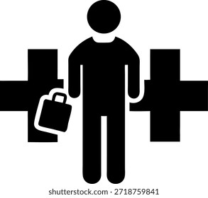 medizinisches Vektorsymbol-Set, das Arztmedizin enthält, Vektorgrafik, Medizinische Geräte-Symbol
