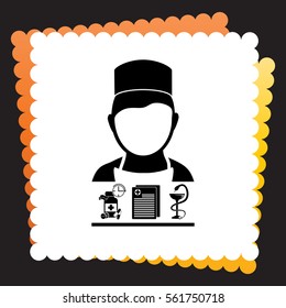 Medical vector icon. Set.  icon. Vector design.