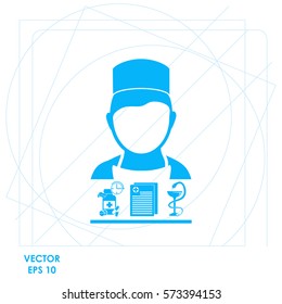 Medical vector icon. Set.  icon. Vector design.