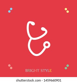 Medical vector icon. The sign of a medical treatment. The symbol of a doctor.