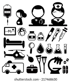 medical vector icons