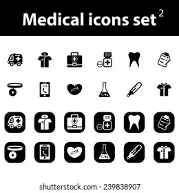 Medical vector icons set