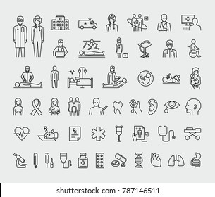 Medical Vector Icons Set Medical Vector Icons Set