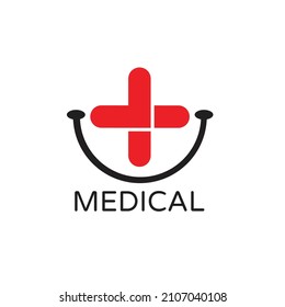 medical vector illustration design suitable for hospital medicine logo icon