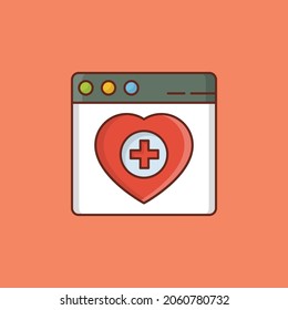 medical Vector illustration on a transparent background. Premium quality symbols. Vector Line Flat color  icon for concept and graphic design.