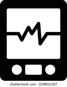 medizinische Vektorgrafik auf transparentem Hintergrund. Hochwertige Symbole. Glyphen Vektorsymbole für Konzept und Grafikdesign. 
